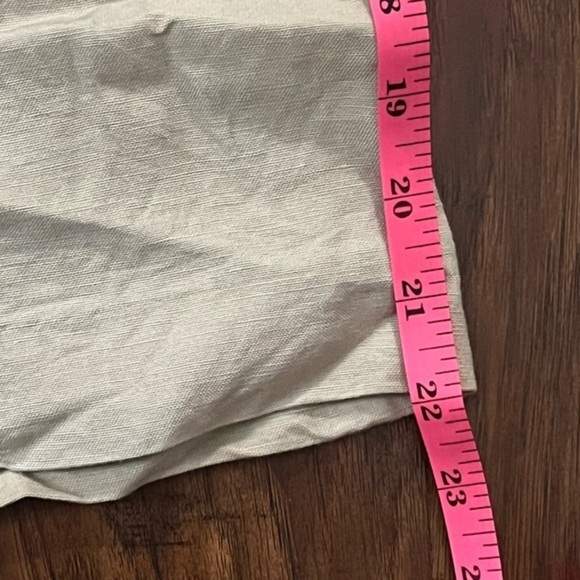 Emma & James Khaki Colored Linen‎ Blend Cropped Pants Size 8 - Picture 4 of 7